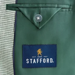 Stafford Linen Cotton Blend Mens Regular Fit Sport Coat