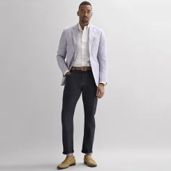 Stafford Linen Cotton Blend Mens Regular Fit Sport Coat