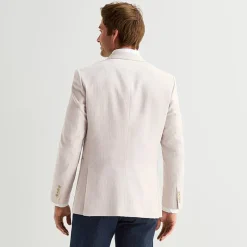 Stafford Linen Cotton Blend Mens Regular Fit Sport Coat
