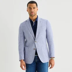 Stafford Linen Cotton Blend Mens Regular Fit Sport Coat