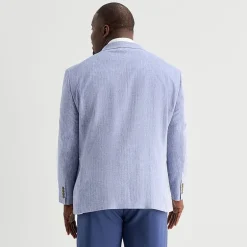 Stafford Linen Cotton Mens Big and Tall Classic Fit Linen Sport Coat