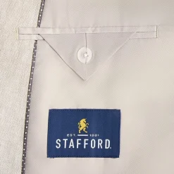 Stafford Linen Cotton Mens Big and Tall Classic Fit Linen Sport Coat