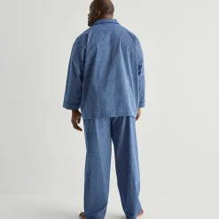 Stafford Mens Long Sleeve 2-pc. Big and Tall Pajama Set