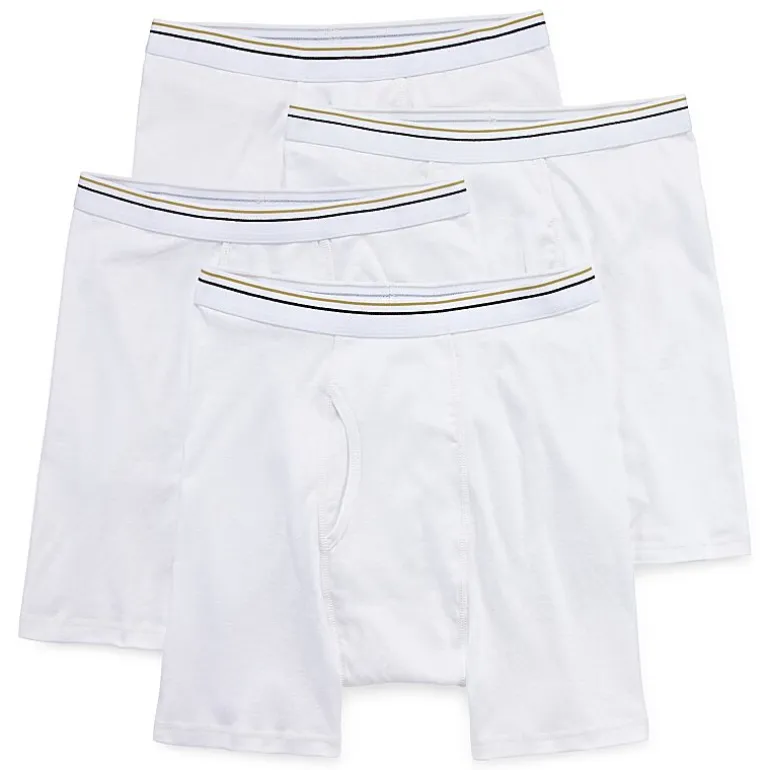 Stafford Mens 4 Pack Boxer Briefs 302866
