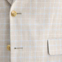 Stafford Mens Plaid Classic Fit Sport Coat
