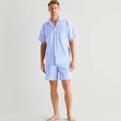 Stafford Mens Short Sleeve 2-pc. Pajama Set