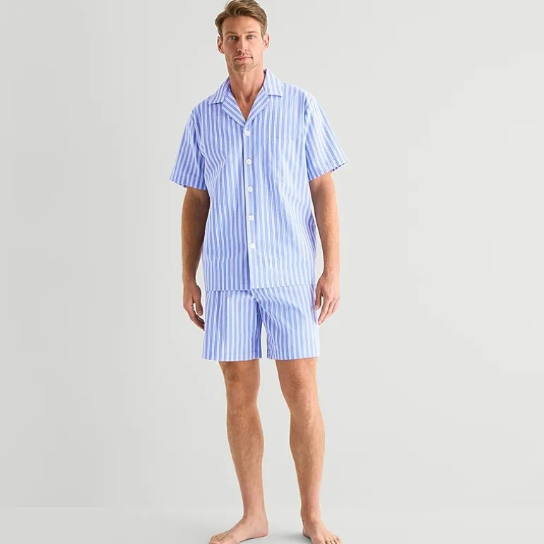 Stafford Mens Short Sleeve 2-pc. Pajama Set