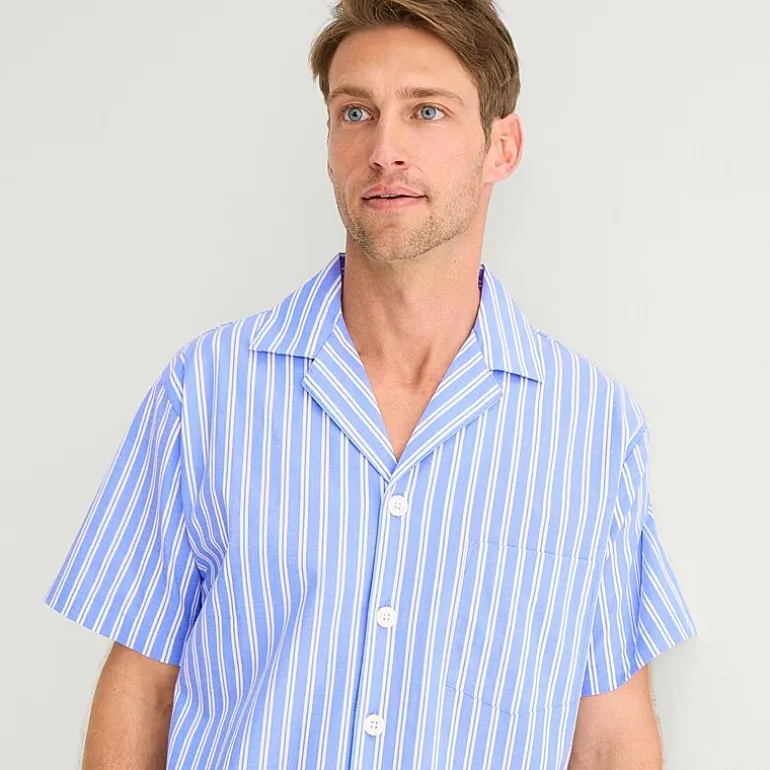 Stafford Mens Short Sleeve 2-pc. Pajama Set