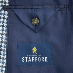 Stafford Mens Tonal Classic Fit Sport Coat