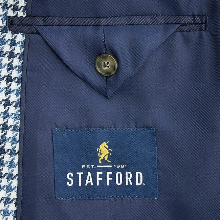 Stafford Mens Tonal Classic Fit Sport Coat
