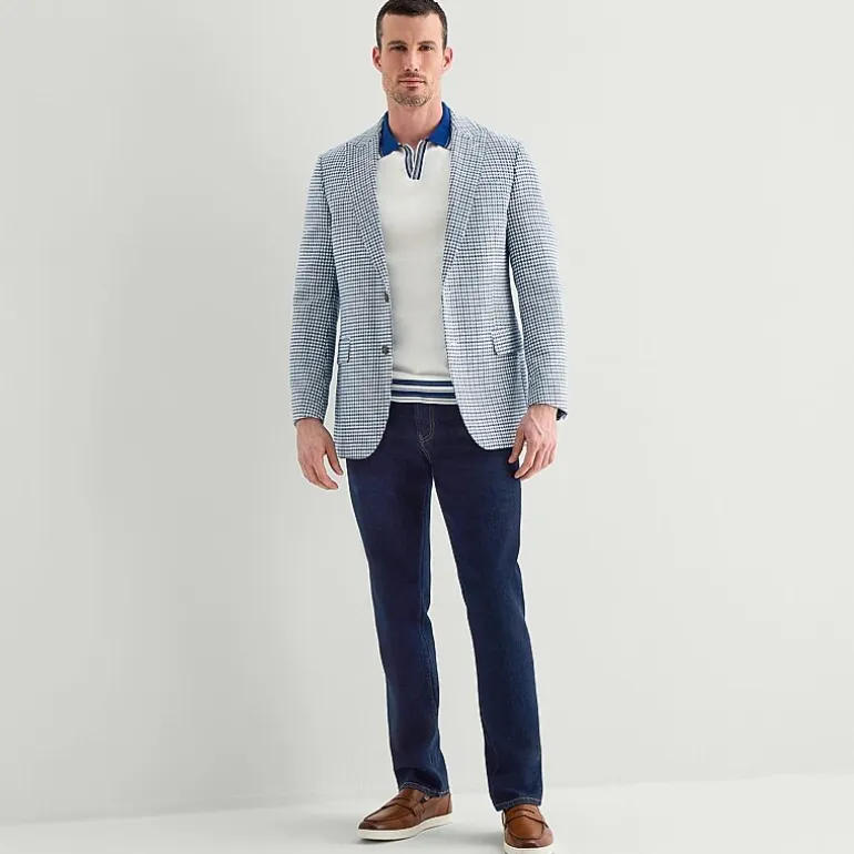 Stafford Mens Tonal Classic Fit Sport Coat