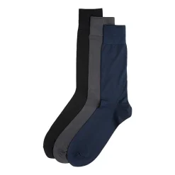 Stafford Microfiber Mens 3 Pair Big and Tall Crew Socks