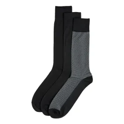 Stafford Microfiber Mens 3 Pair Big and Tall Crew Socks