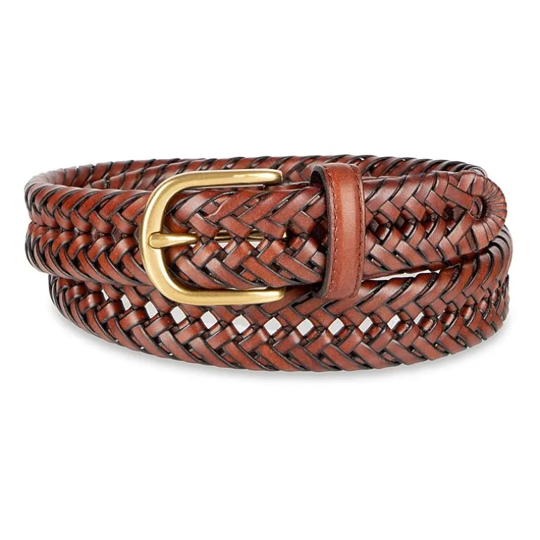 Stafford 32mm Basket Weave Mens Belt