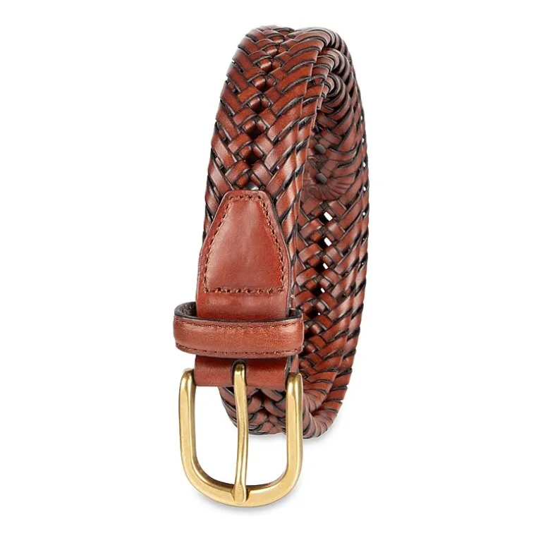 Stafford 32mm Basket Weave Mens Belt