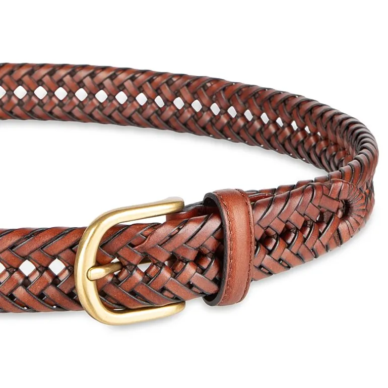 Stafford 32mm Basket Weave Mens Belt