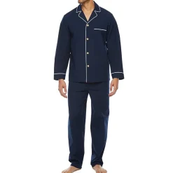 Stafford Modal Mens Long Sleeve 2-pc. Pajama Set