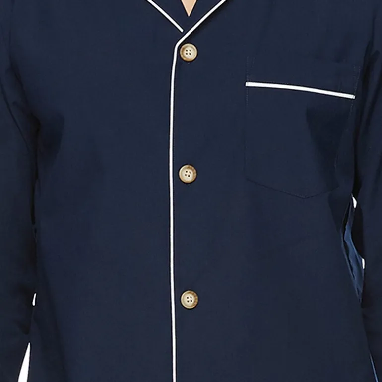 Stafford Modal Mens Long Sleeve 2-pc. Pajama Set