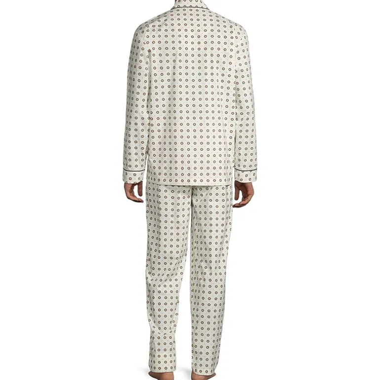Stafford Modal Mens Long Sleeve 2-pc. Pajama Set