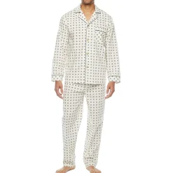 Stafford Modal Mens Long Sleeve 2-pc. Pajama Set