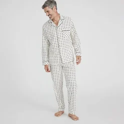 Stafford Modal Mens Long Sleeve 2-pc. Pajama Set