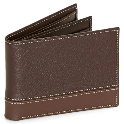 Stafford Pebble Mens Extra Capacity Bifold Wallet