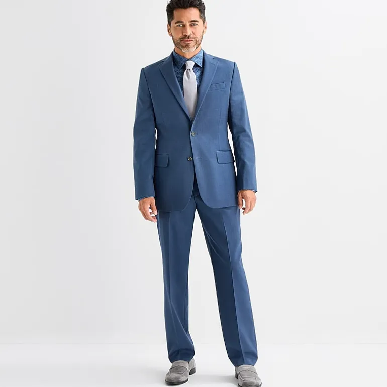 Stafford Signature Coolmax All Season Ecomade Mens Stretch Fabric Classic Fit Suit Separates