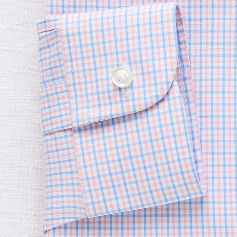 Stafford Smart Tech Magna Ready® Mens Regular Fit Easy-on + Easy-off Sensory Friendly Adaptive Stretch Fabric Wrinkle Free Long Sleeve Dress Shirt