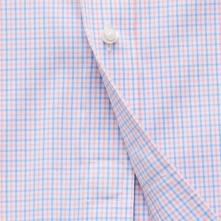 Stafford Smart Tech Magna Ready® Mens Regular Fit Easy-on + Easy-off Sensory Friendly Adaptive Stretch Fabric Wrinkle Free Long Sleeve Dress Shirt