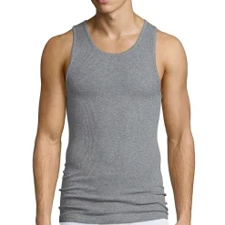 Stafford Super Soft Cotton Mens Round Neck Sleeveless 4 Pack Tank