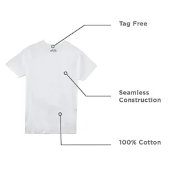 Stafford Super Soft Cotton Mens 4 Pack Short Sleeve Crew Neck T-Shirt