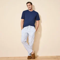 Stafford Super Soft Mens Crew Neck Short Sleeve Pajama Top