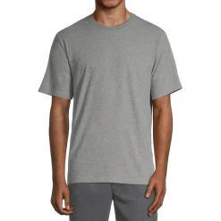 Stafford Super Soft Mens Crew Neck Short Sleeve Big and Tall Pajama Top