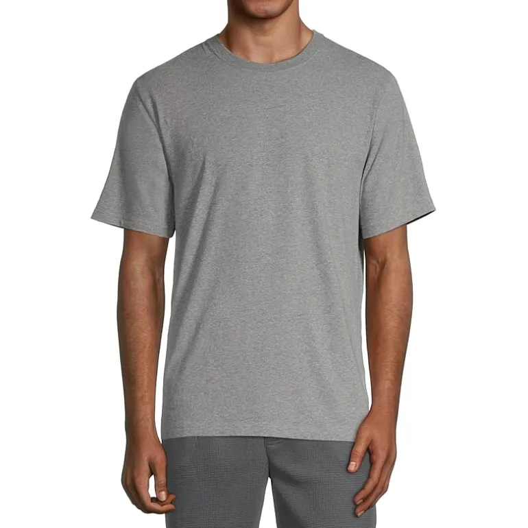 Stafford Super Soft Mens Crew Neck Short Sleeve Big and Tall Pajama Top