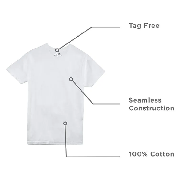 Stafford Super Soft Mens 4 Pack Short Sleeve Crew Neck T-Shirt