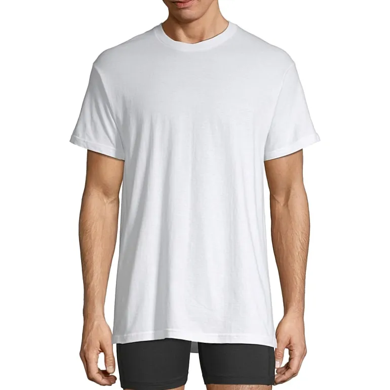 Stafford Super Soft Mens 4 Pack Short Sleeve Crew Neck T-Shirt Extra Tall