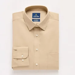 Stafford Sweat Repel Advanced Performance Mens Regular Fit Stretch Fabric Wrinkle Free Long Sleeve Dress Shirt