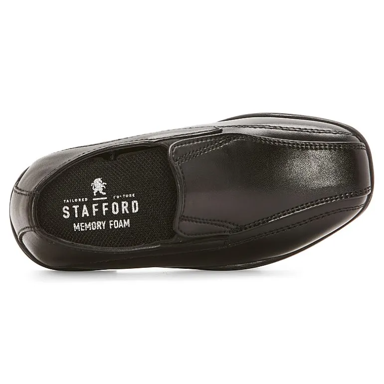 Stafford Toddler Boys Lil Dash Square Toe Slip-On Shoe