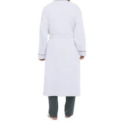 Stafford Waffle One Size Mens Waffle Long Sleeve Long Length Robe