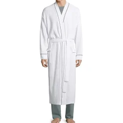 Stafford Waffle One Size Mens Big Waffle Long Sleeve Long Length Robe