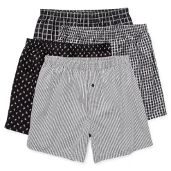 Stafford Woven Mens 4 Pack Boxers 305919