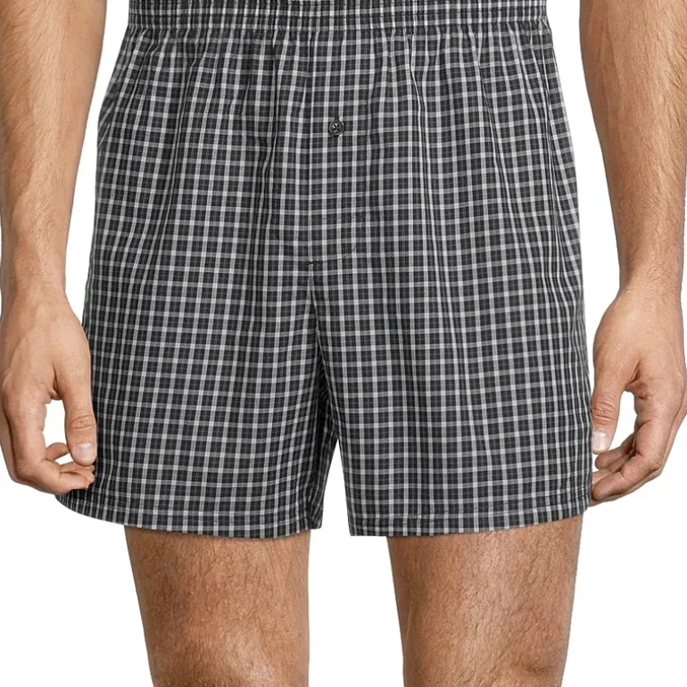 Stafford Woven Mens 4 Pack Boxers 305919