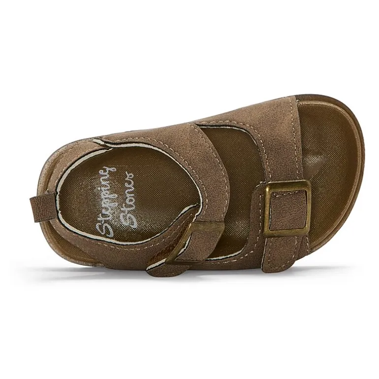 Stepping Stone Infant Boys Double Strap Footbed Sandal