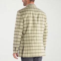 Steve Harvey Mens Plaid Regular Fit Sport Coat