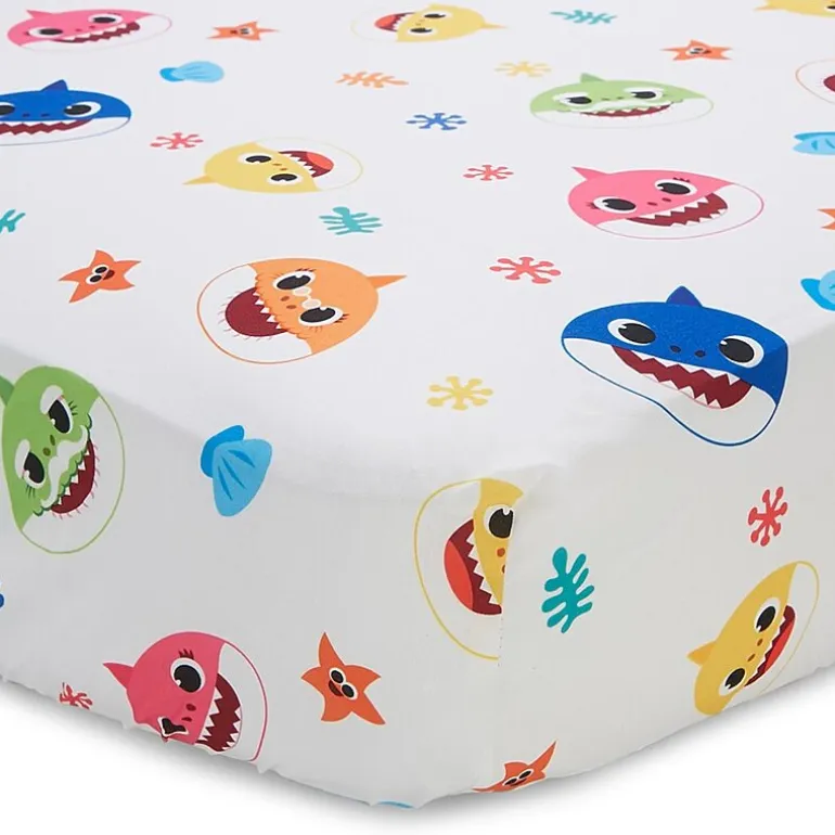 Stevens Baby Boom 4-pc. Baby Shark Toddler Bedding Set
