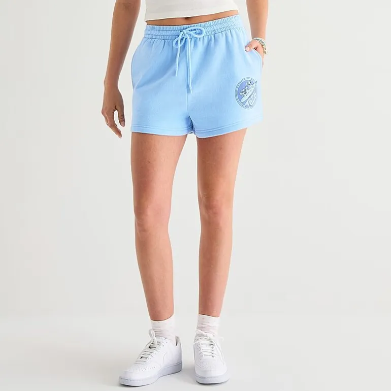 Stitch Fleece Short Womens Mid Rise Juniors Pull-On Short