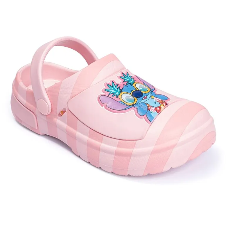 Stitch Little & Big Kid Girls Round Closed Toe Clogs