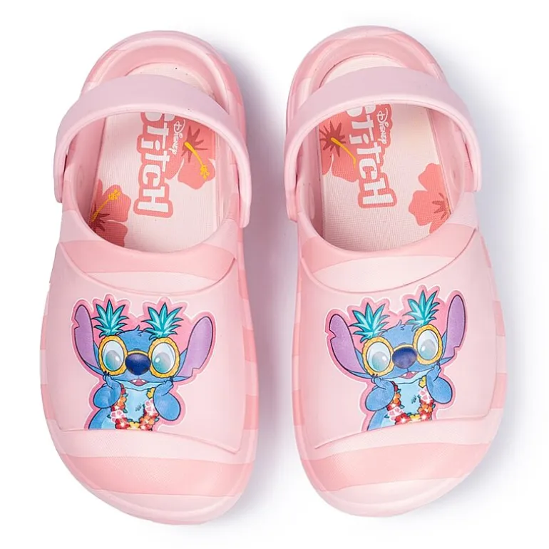 Stitch Little & Big Kid Girls Round Closed Toe Clogs