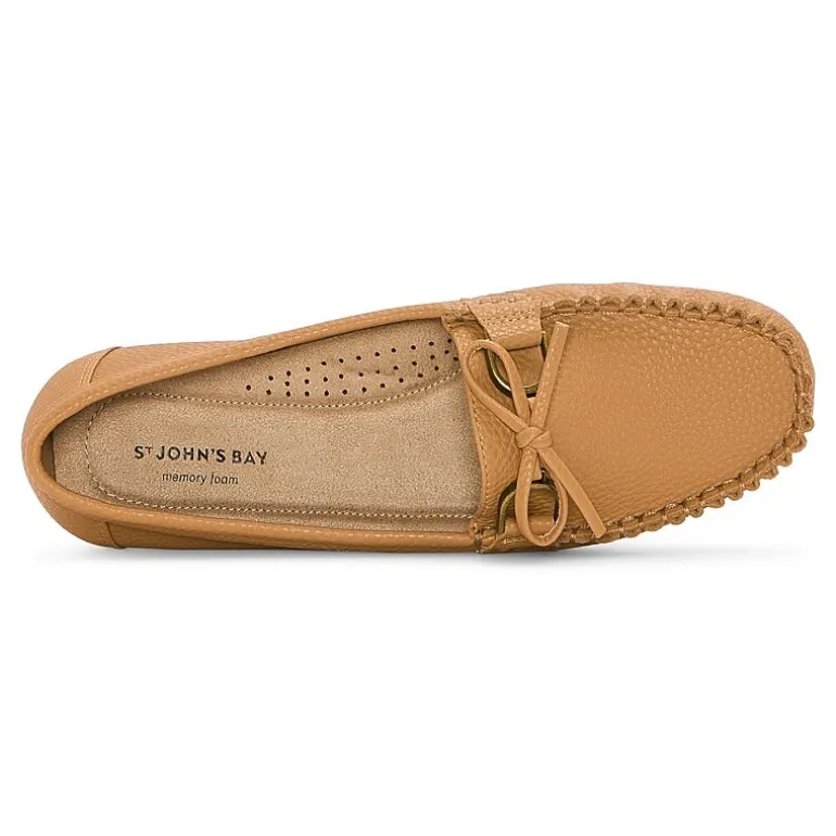St. John's Bay Bossie Womens Moc Closed Toe Loafers