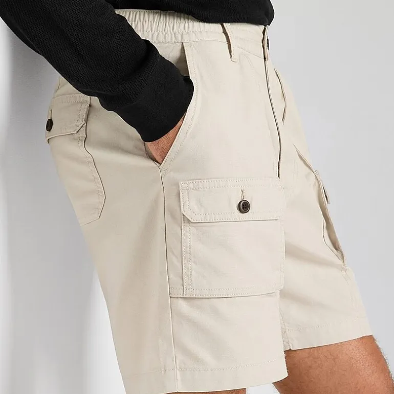 St. John's Bay Canvas Hiking Mens 7" Cargo Short